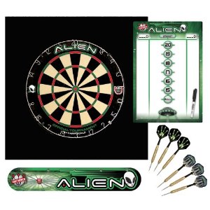 Area 51 Alien Dart Board Deluxe Kit Unique Christmas Gift Ideas