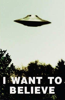 X-Files Poster "I Want To Believe" for sale
