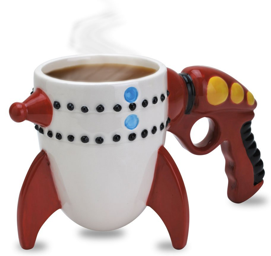 Sci-Fi Space Blaster Coffee Mug