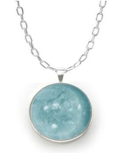 Full Moon Pendant Necklace Gift Idea
