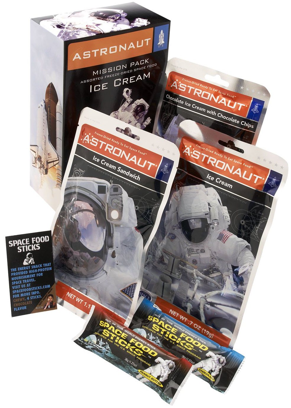 Best NASA Gift Idea Mission Pack Astronaut Food Sampler Pack