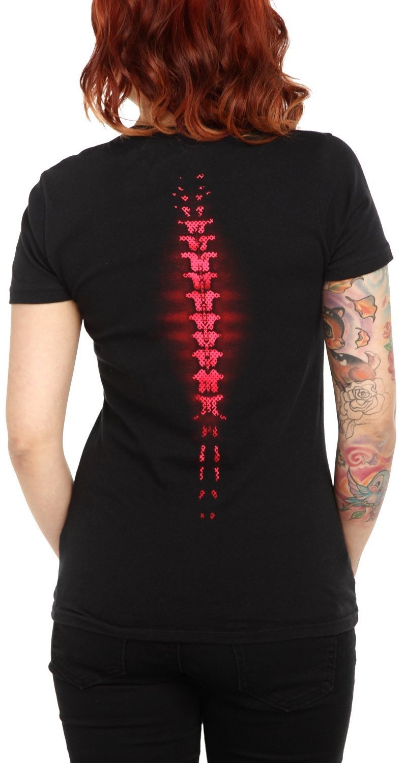 UFO Wisconsin Store Battlestar Galactica Cylon Spine Shirt